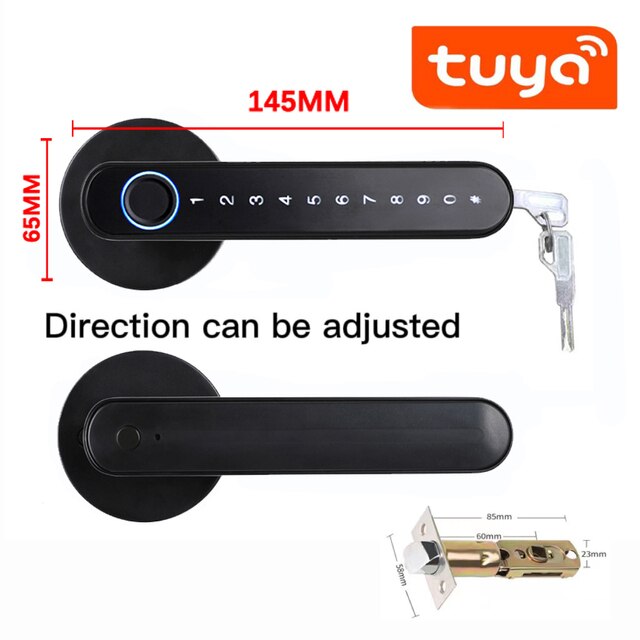 SecureTouch ProLock: Biometric Fingerprint Smart Door Handle