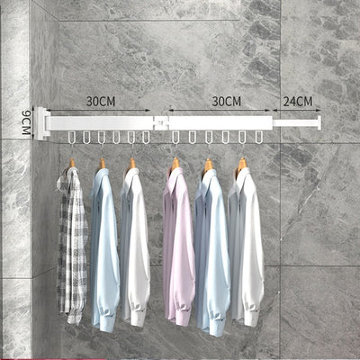 FlexiDry 360 Pro: Retractable Cloth Drying Rack with Stretch Extension