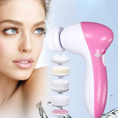 5 in 1 Electric Pore Facial Cleansing Brush - Best Backet