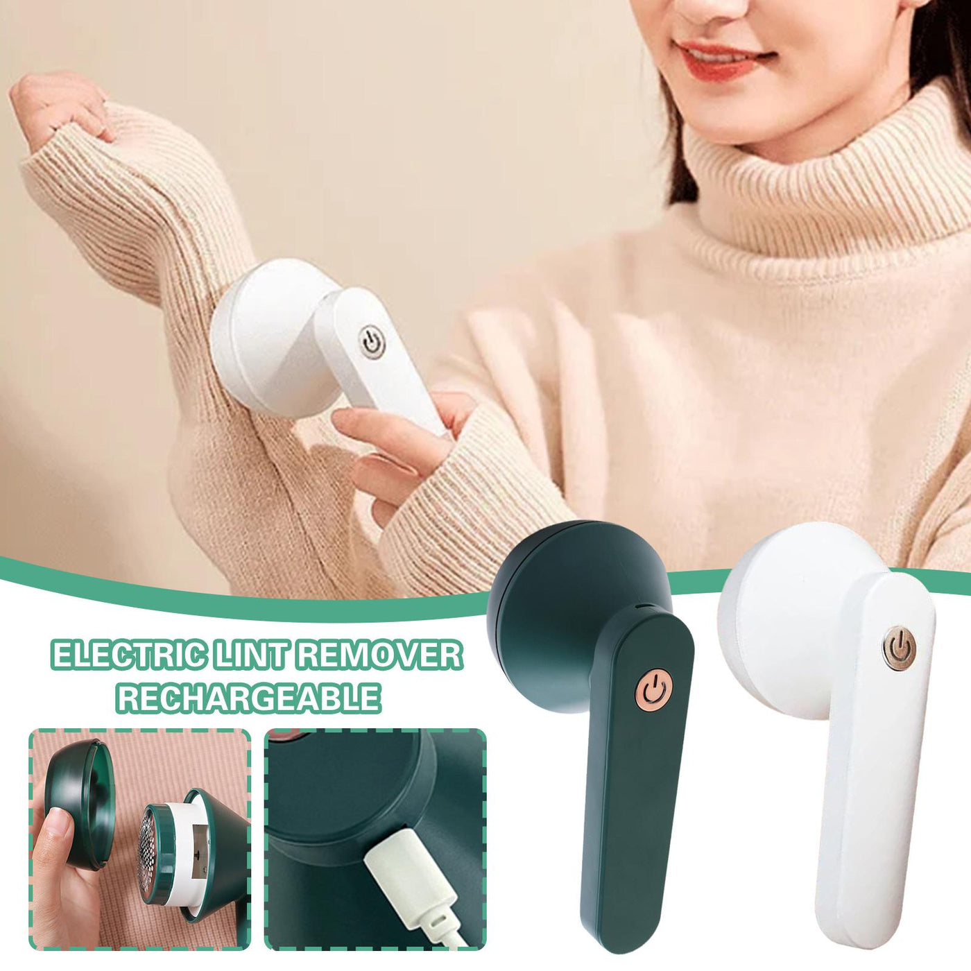 LintLux ProCare: Electric Fabric Shaver & Pet Hair Remover