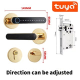 SecureTouch ProLock: Biometric Fingerprint Smart Door Handle