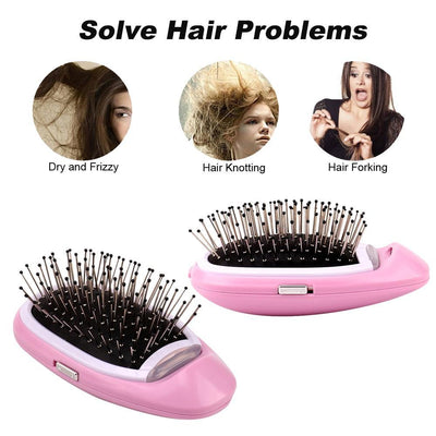 Portable Electric Ionic Styling Hairbrush - Best Backet