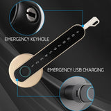 SecureTouch ProLock: Biometric Fingerprint Smart Door Handle