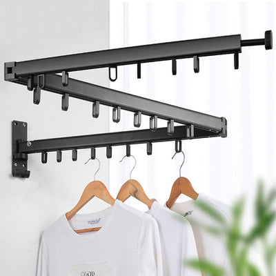 FlexiDry 360 Pro: Retractable Cloth Drying Rack with Stretch Extension