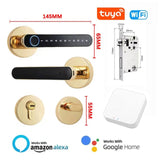 SecureTouch ProLock: Biometric Fingerprint Smart Door Handle