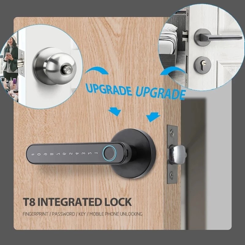 SecureTouch ProLock: Biometric Fingerprint Smart Door Handle