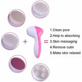 5 in 1 Electric Pore Facial Cleansing Brush - Best Backet